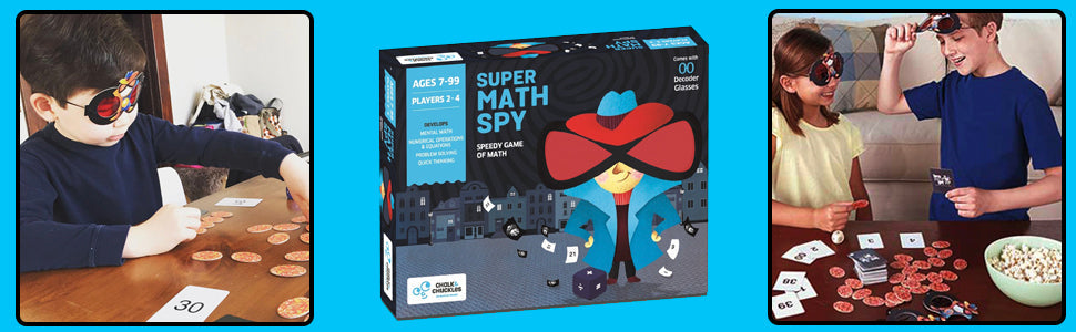 Super Math Spy Board Games - A Fun Mental Math Game