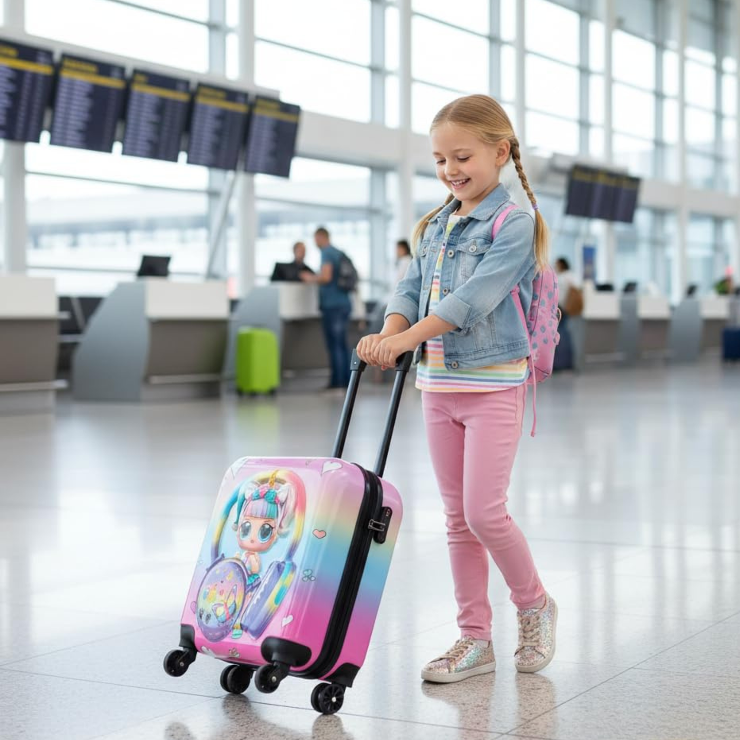 Kids Carry On Luggage with Wheels