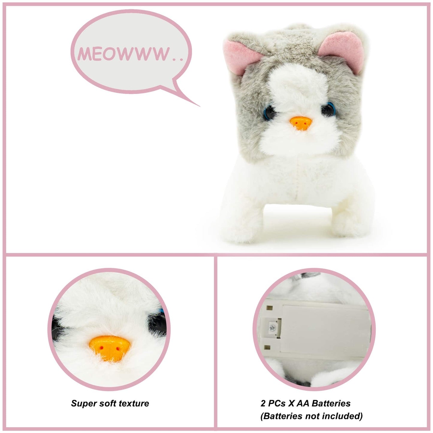 Soft and Fluffy Walking Toys for Kids