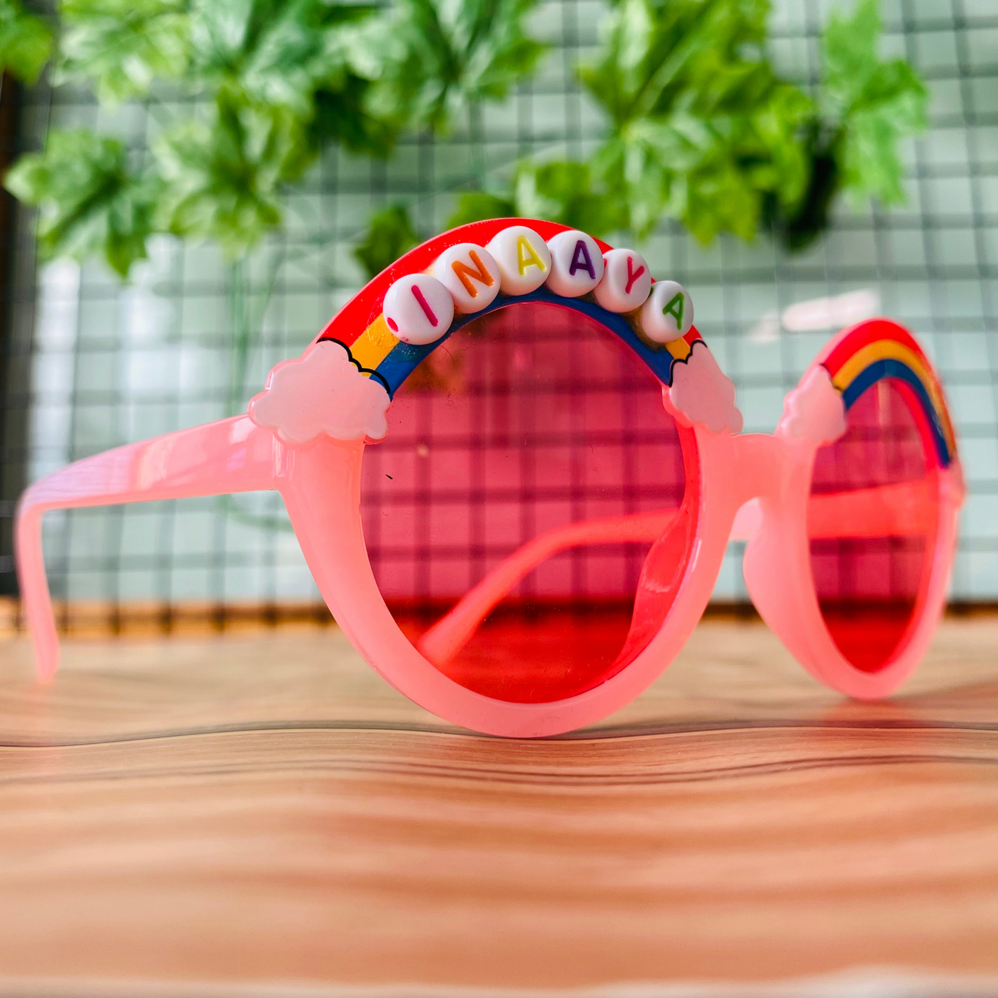 Cute Round Frame Rainbow Sunglasses for Kids