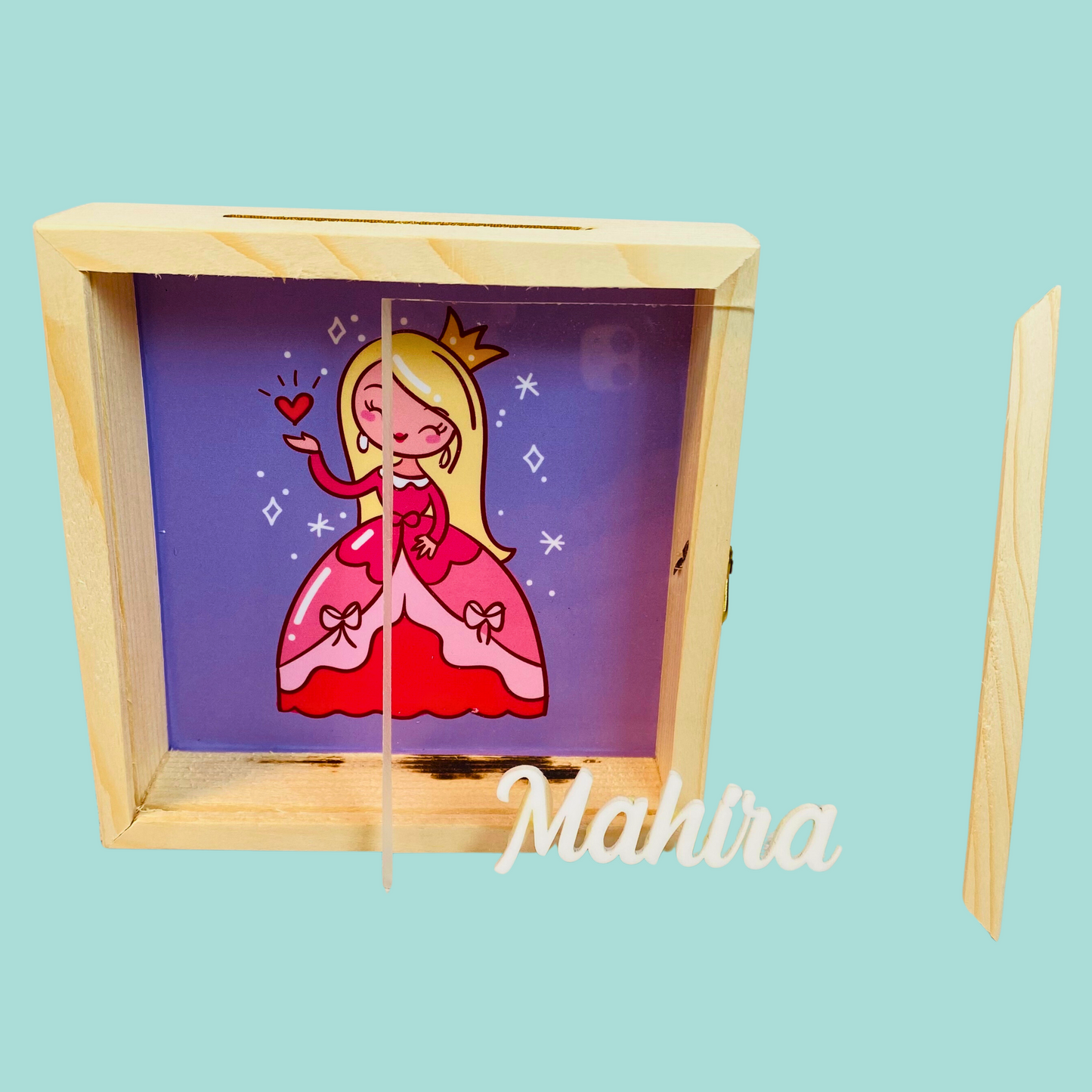 Personalised Wooden Piggy Bank
