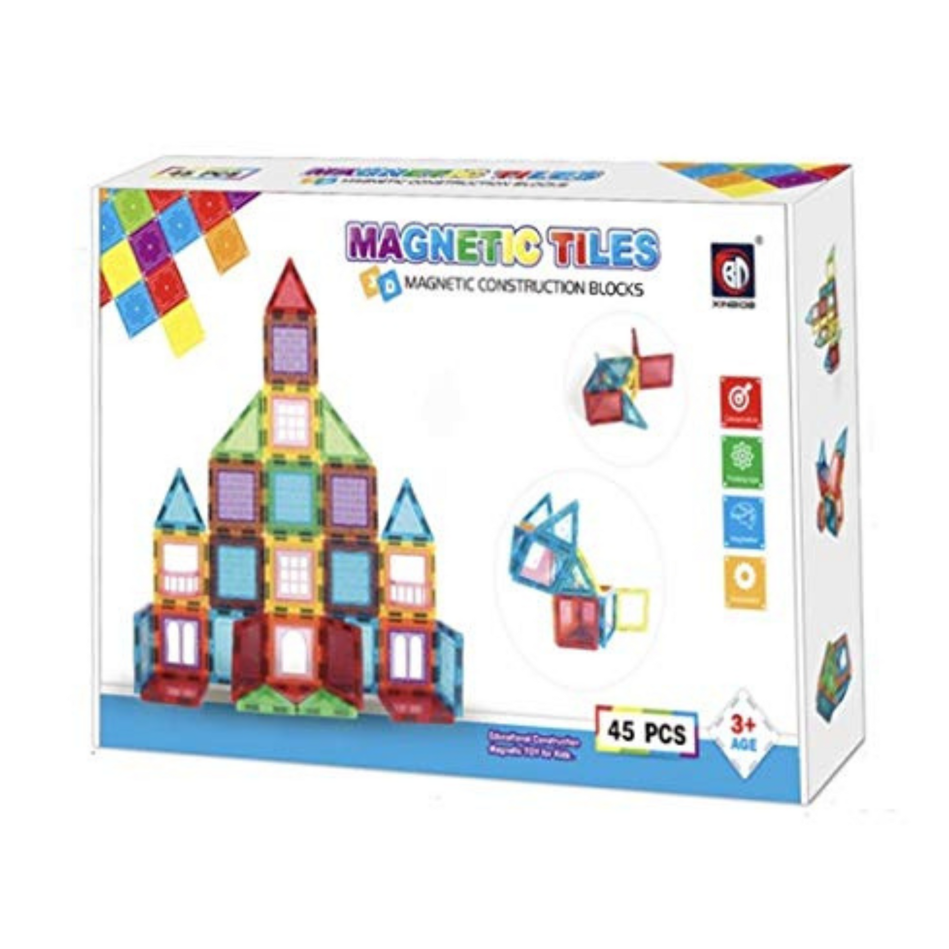 Stackable magnetic sales tiles
