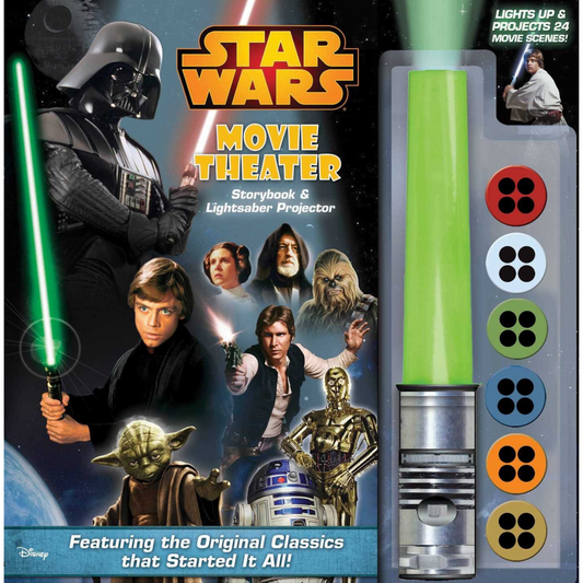 Star War Movie Theater Storybook & Lightsaber Projector