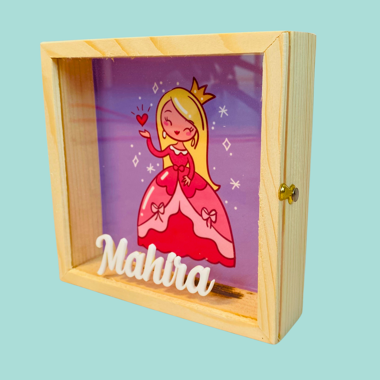 Personalised Wooden Piggy Bank