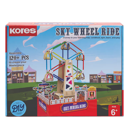 🎡 Sky-Wheel Ride – Build & Play Engineering Fun!  DIY Construction Kit for Kids 6+
