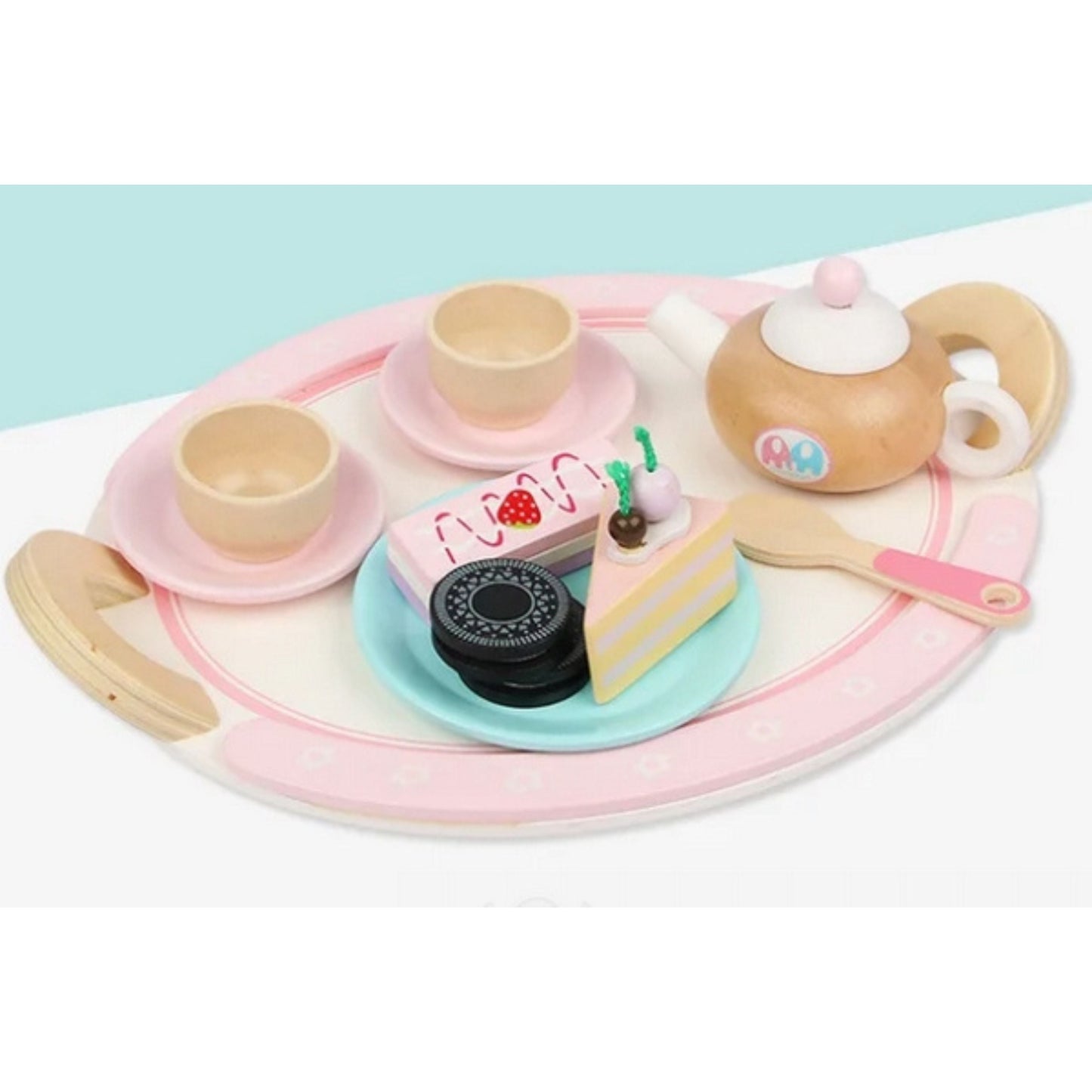 Wooden 12 Set of Cake - Kitchen Accessories Sets for Kids