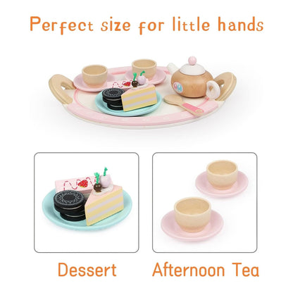 Wooden 12 Set of Cake - Kitchen Accessories Sets for Kids