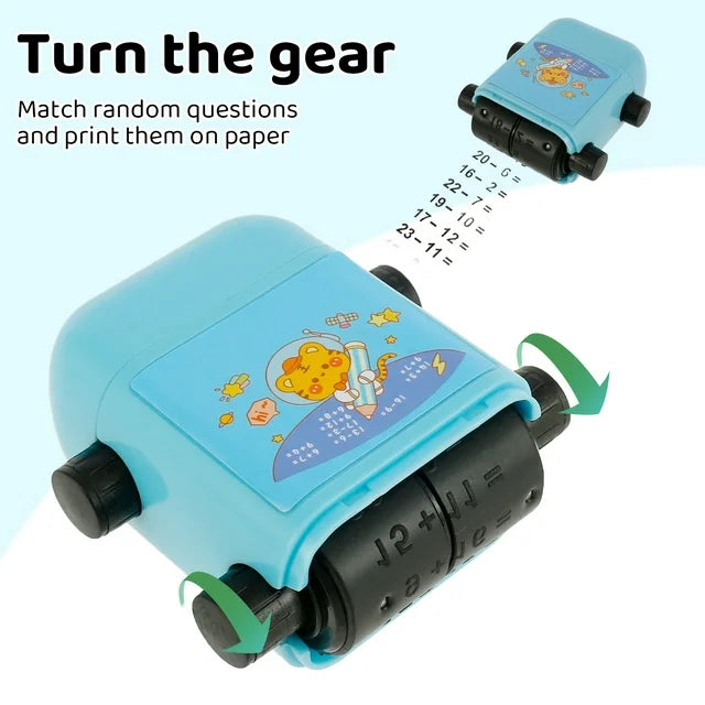 2 in 1 Roller Digital Teaching Smart Math Roller Stamps