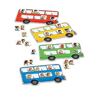 Bus Stop Game | Fun Math Game for Kids | Addition & Subtraction | Educational Board Game | Ages 4-8 | 2-4 Players
