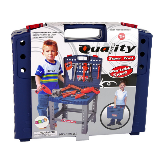 Set of Quality Tool for Children with a Case Driller Workbench