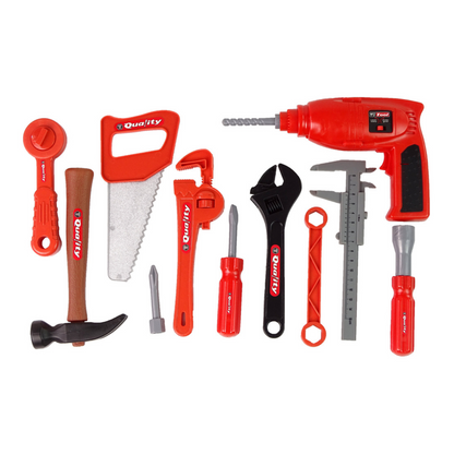 Set of Quality Tool for Children with a Case Driller Workbench