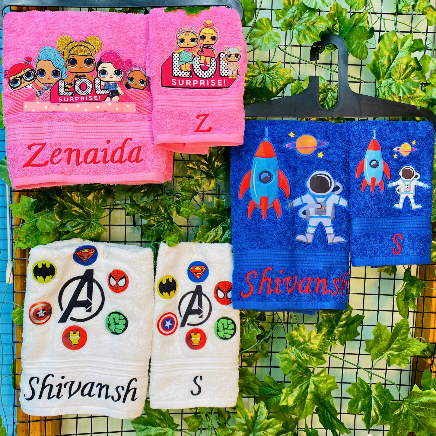 Cute  Designs Towel & Hand Towel Set