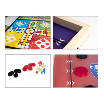 3 in 1 Fastest Finger Fast Sling Puck Board Games - Multicolor