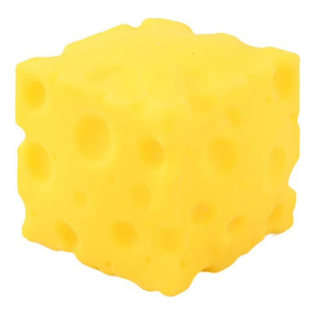 Cheese Cube Slow-Rise Squishy Fidget Toy for Kids & Adults