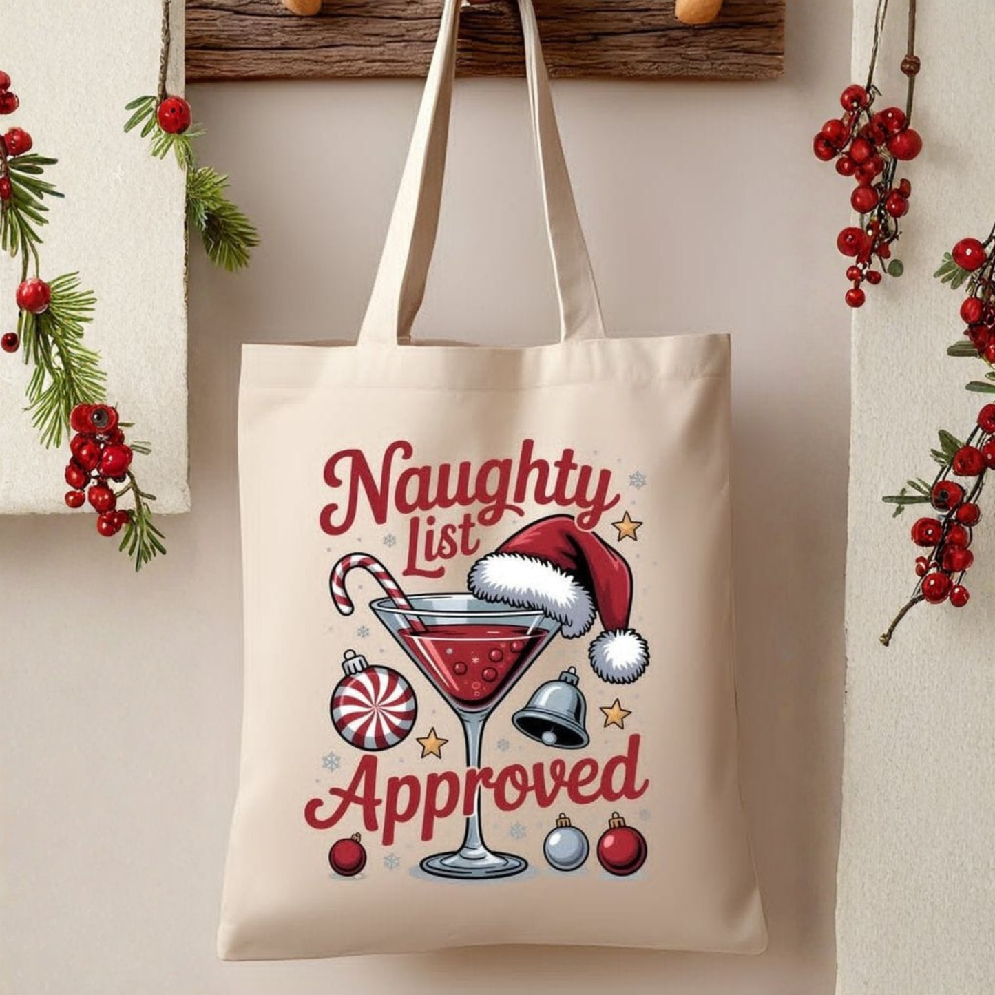 Personalised Christmas Tote Bag