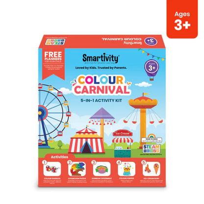 Colour Carnival  5-In_1 Activity Kit for Kids