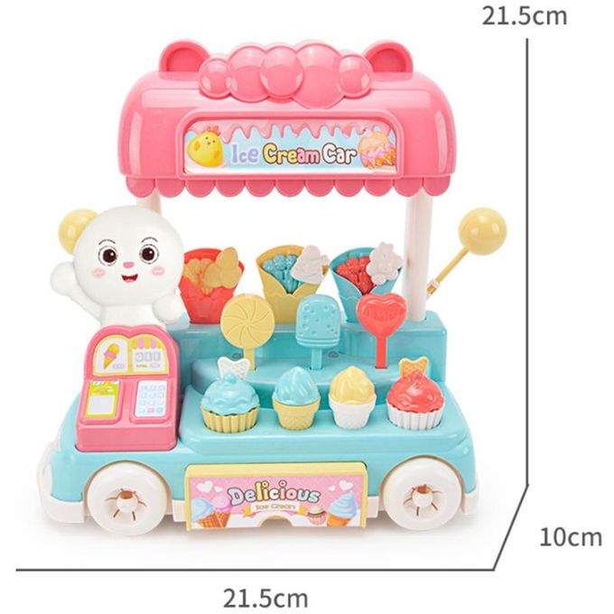 Ice Cream Car Playset for Kids