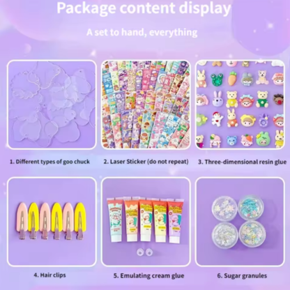 Kawaii Cream Guka Sticker Set