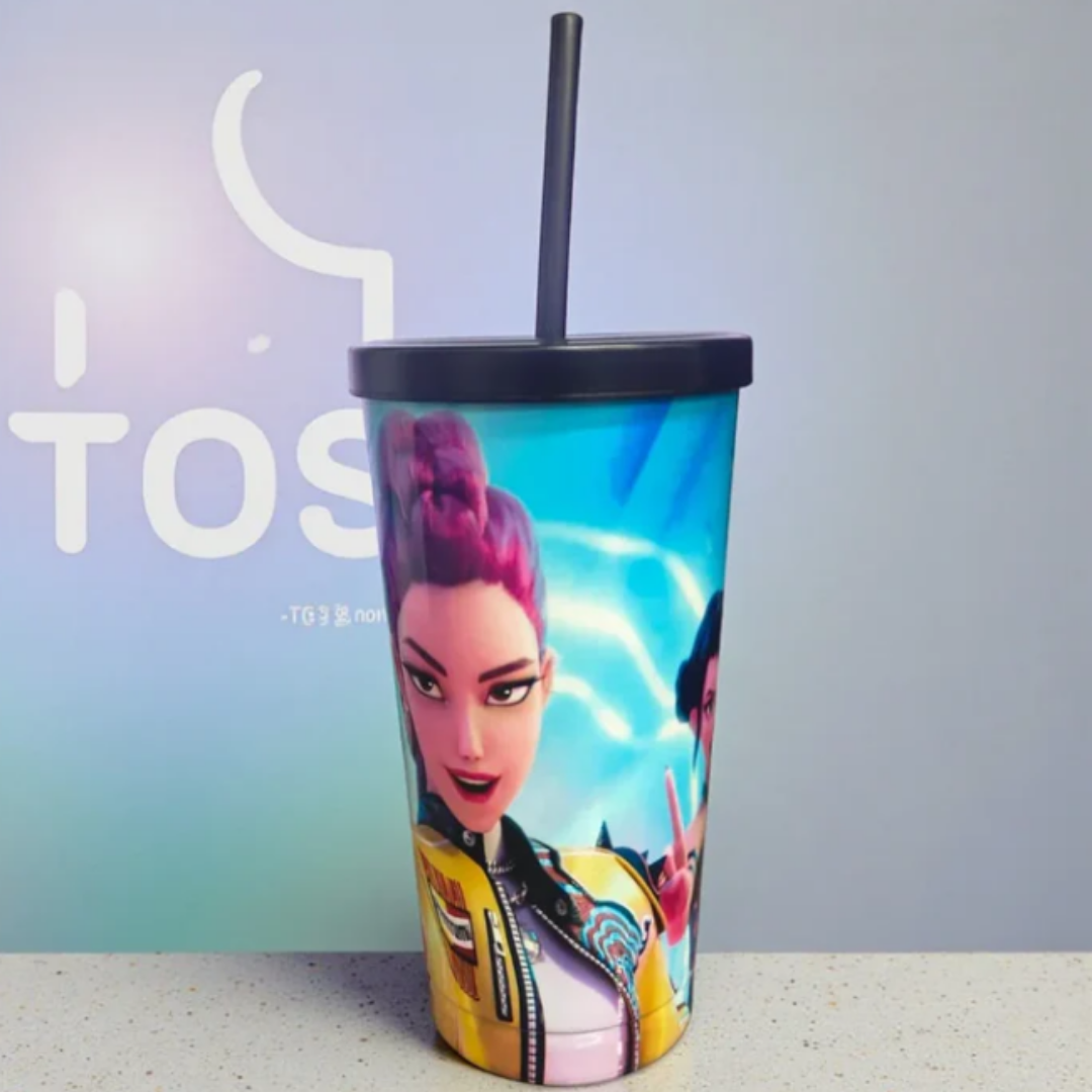 K-Pop Demon 700ml Stainless Steel Tumbler Sipper