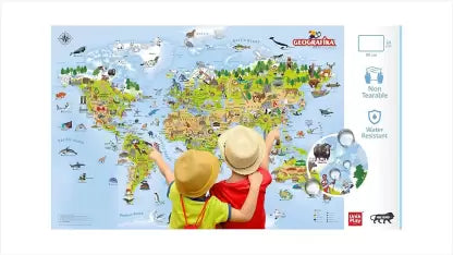 Geografika World Map - Educational Board Game
