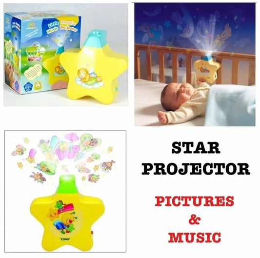 Music & Star Light Show Projector for Kids