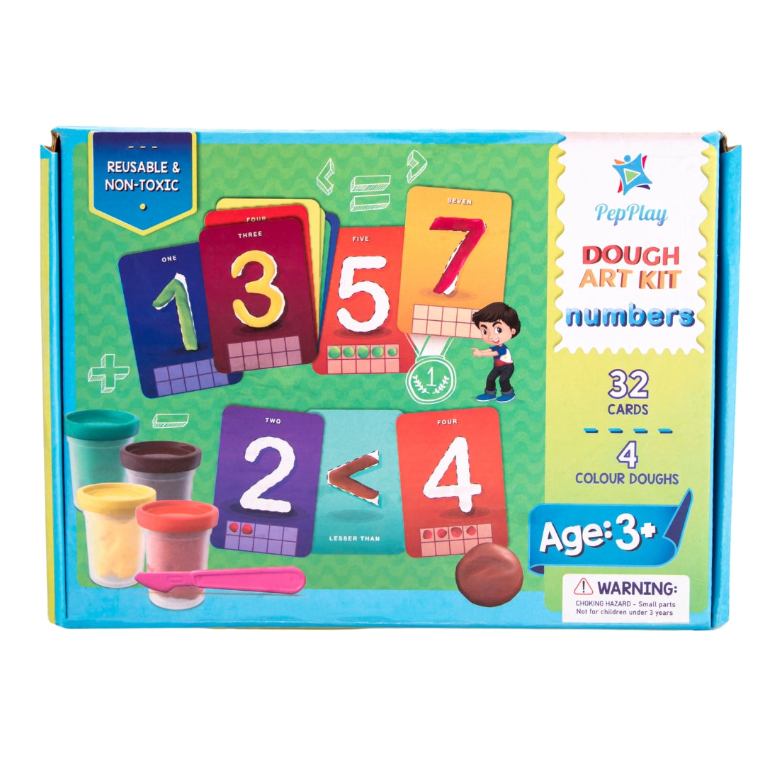 PEPPLAY DOUGH ART KIT - NUMBERS