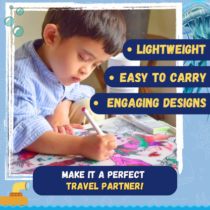 PEPPLAY DOODLE PLACEMATS - ANIMAL SERIES