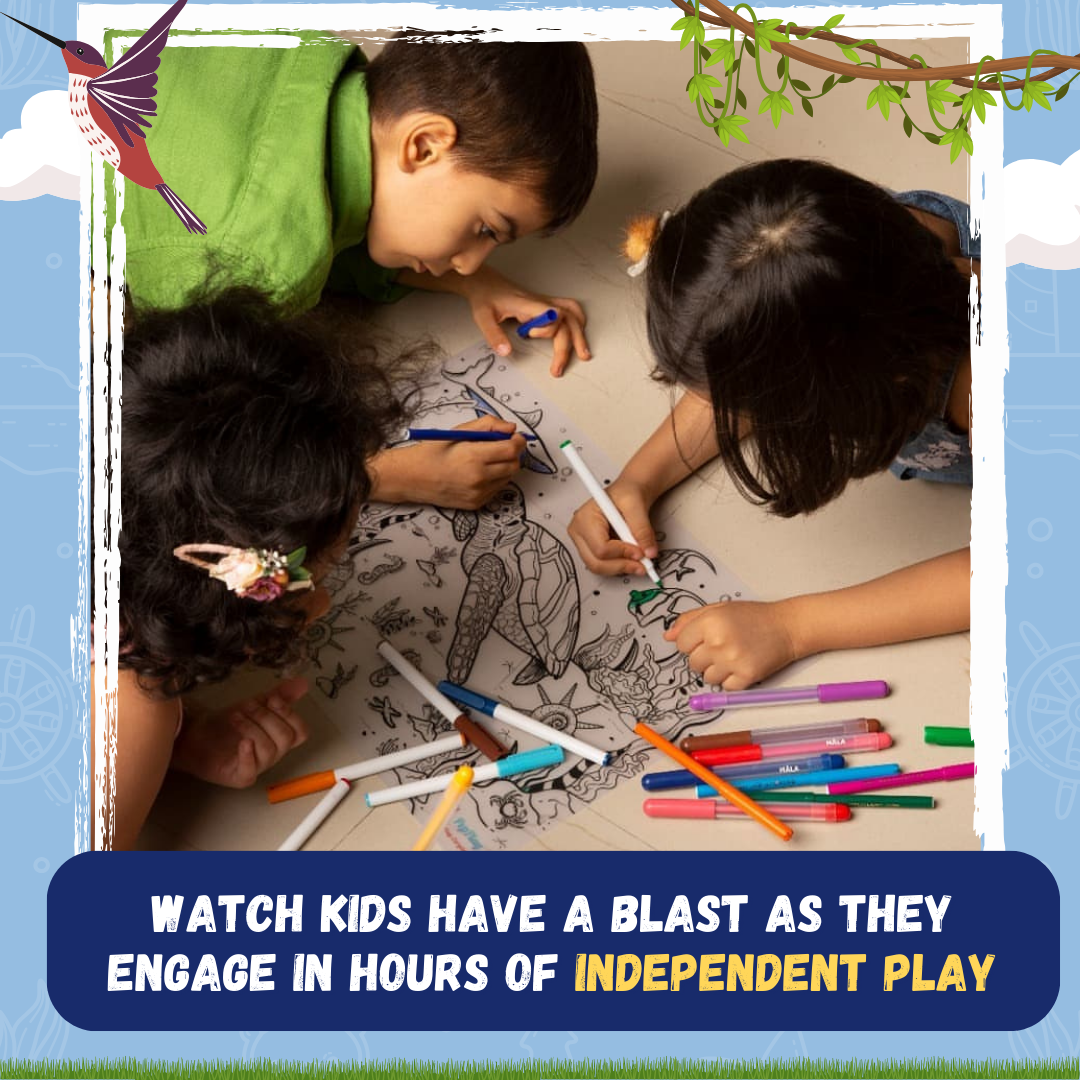 PEPPLAY DOODLE PLACEMATS - ANIMAL SERIES