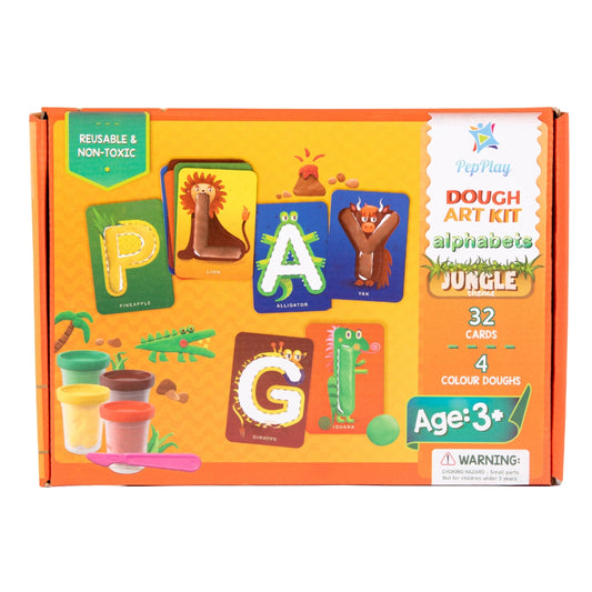 PEPPLAY DOUGH ART KIT - ALPHABETS