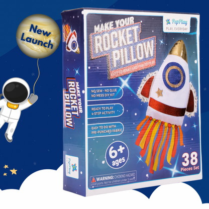 PEPPLAY MAKE YOUR ROCKET PILLOW