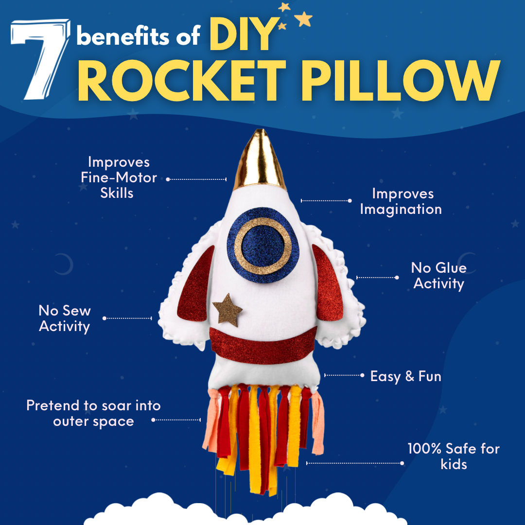 PEPPLAY MAKE YOUR ROCKET PILLOW