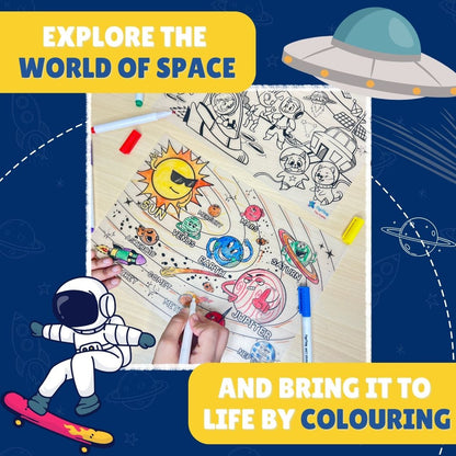 PEPPLAY DOODLE PLACEMATS - SPACE SERIES