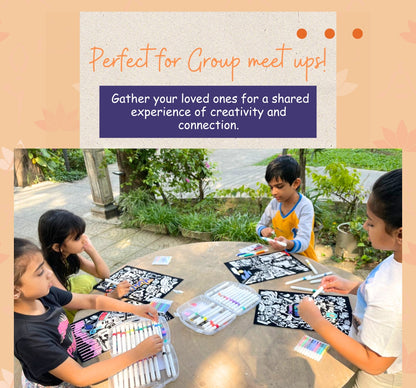 PEPPLAY VELVET COLOURING POSTERS - YOGA