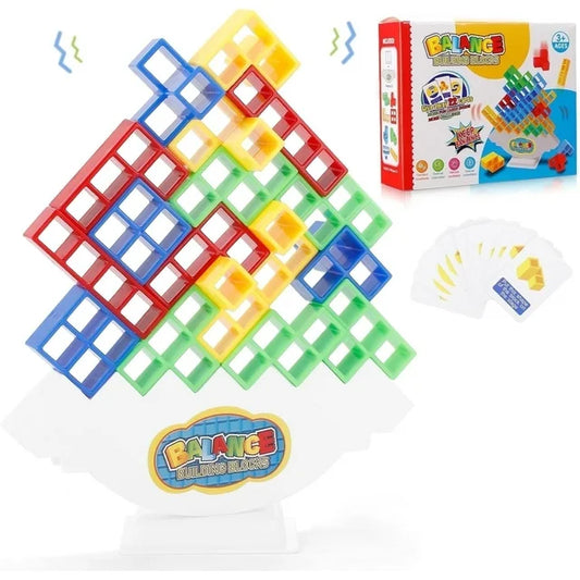 32 Pcs Tower Balance Stacking Game for 3+