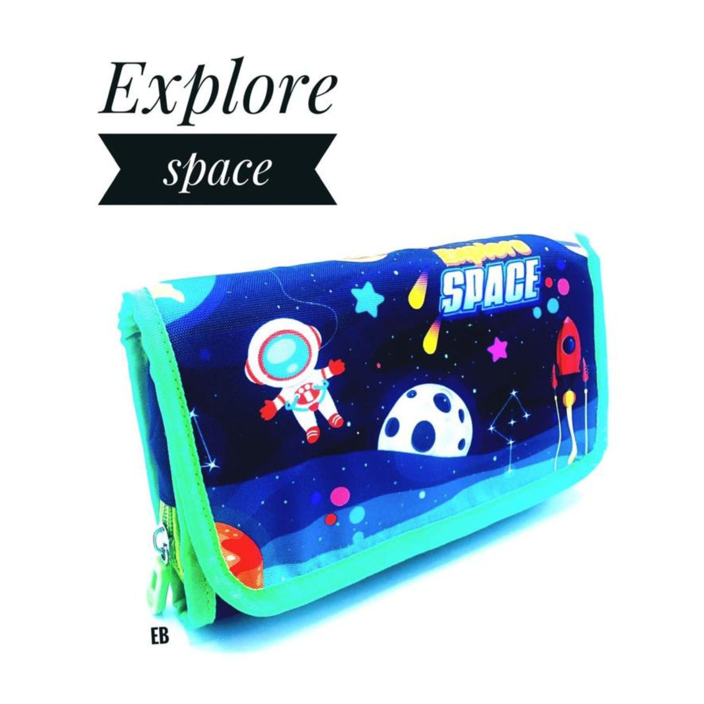 Flip Flap Stationery Organizer Storage Utility Pouch