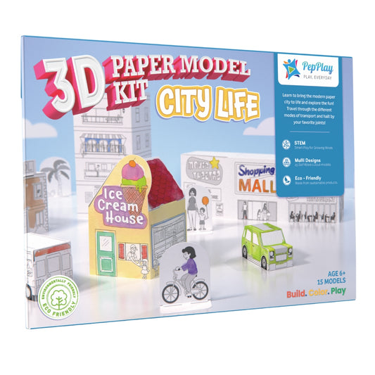 PEPPLAY 3D PAPER MODEL KIT- CITY LIFE