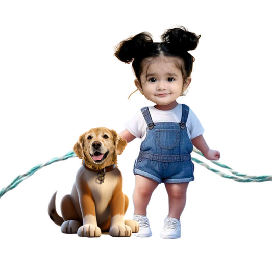 Babble Wrap Personalised Caricature Rakhi - Bark & Bond