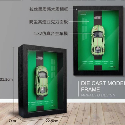 3D Sports Car Frames - 1:32 metal die cast Model