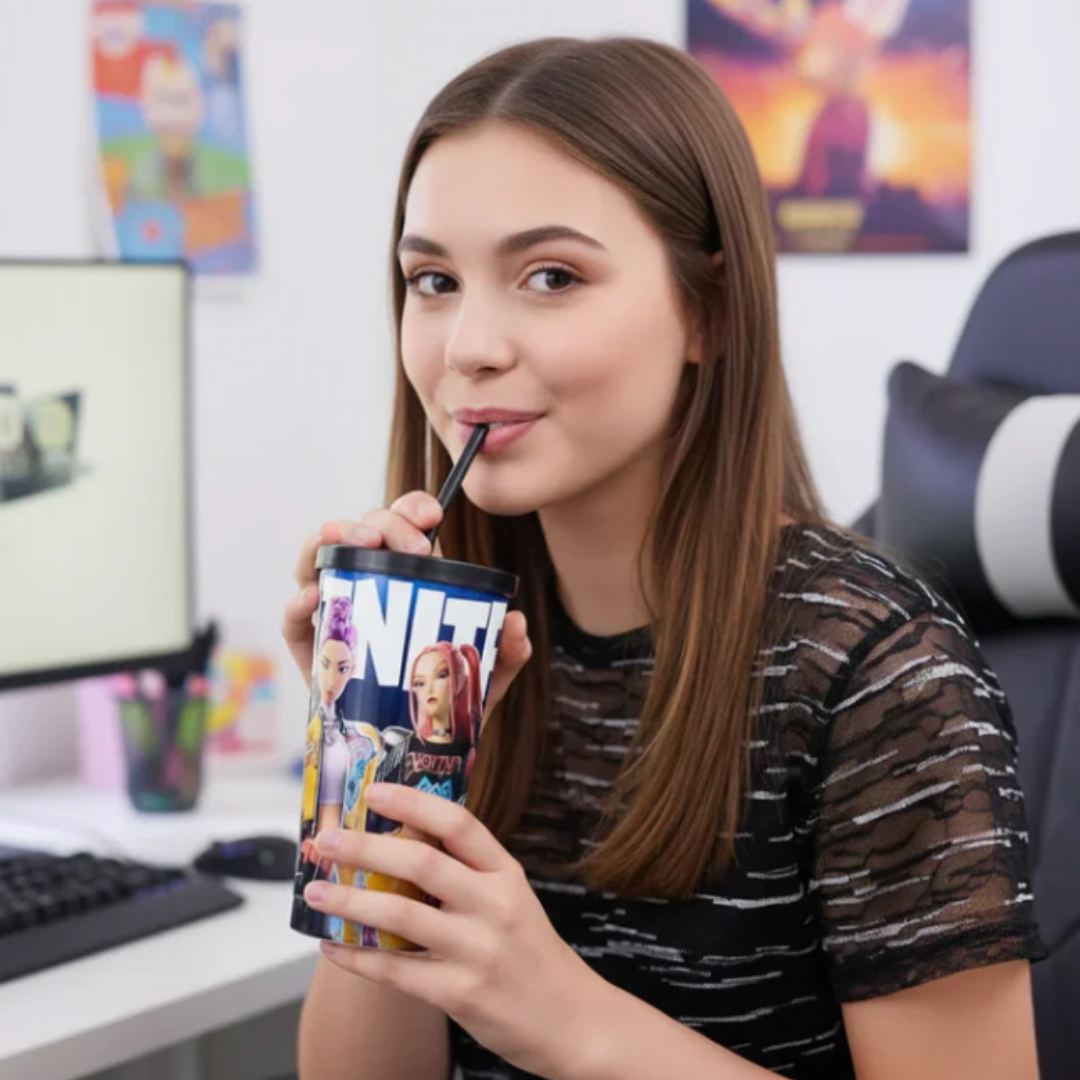 K-Pop Demon 700ml Stainless Steel Tumbler Sipper