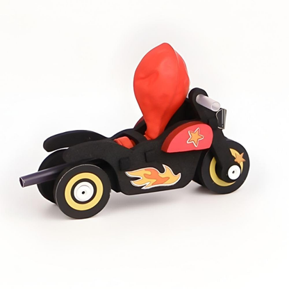Kores Aero Rider DIY Balloon Powered Motorcycle Toy for Kids (4–12 Years)