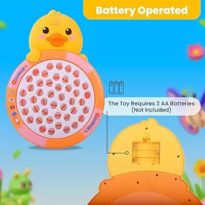 🎣 Catch & Play Magnetic Fishing Game for Kids – 45 Colorful Fish, 4 Poles, Music & Lights🎣