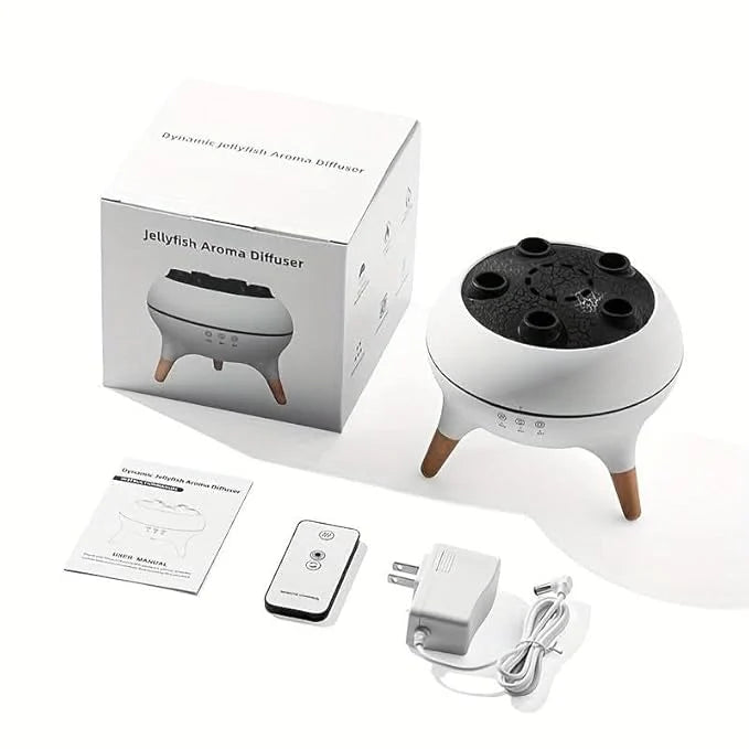 Dynamic Jellyfish Aroma Diffuser with 7 Colors Gradient Ambient Lighting