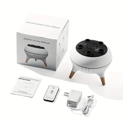 Dynamic Jellyfish Aroma Diffuser with 7 Colors Gradient Ambient Lighting