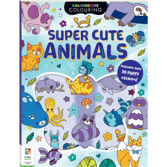 Sweet Treats and Super Cute Animals Coloring Book