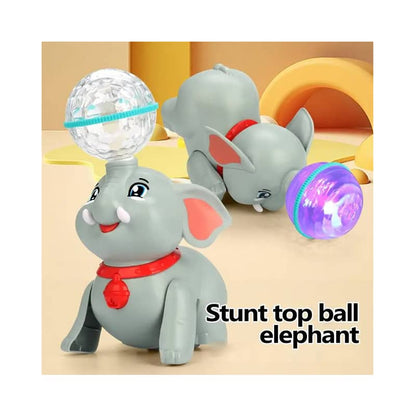 Musical Stunt Elephant with Lights