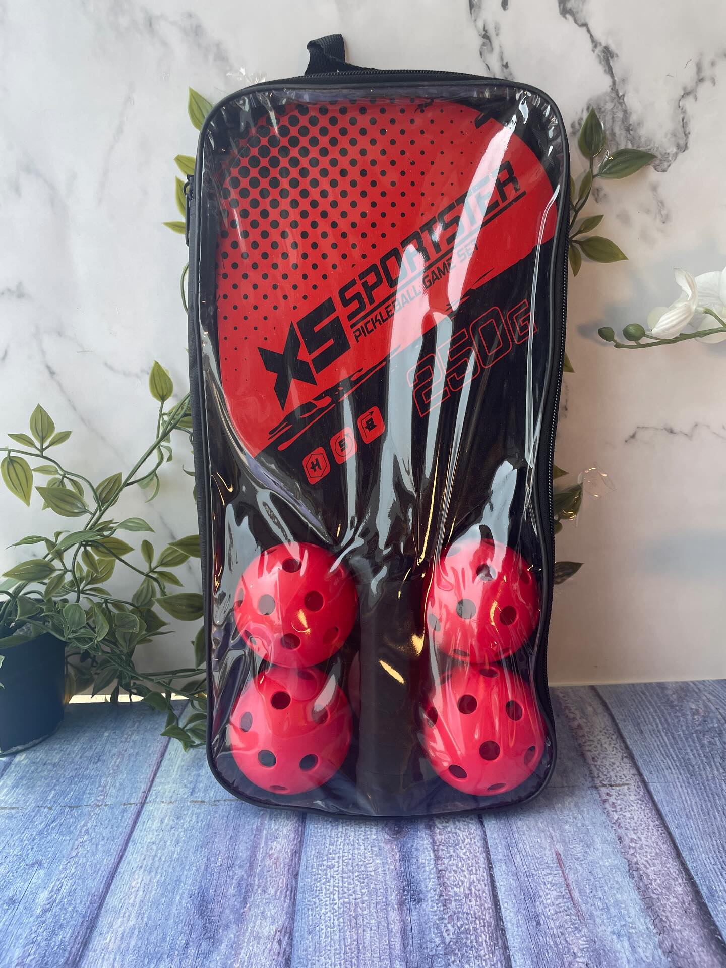 Premium Pickleball Paddle Set  | Complete Set with 4 Pickleballs & Carry Bag | Perfect for Beginners & Pros