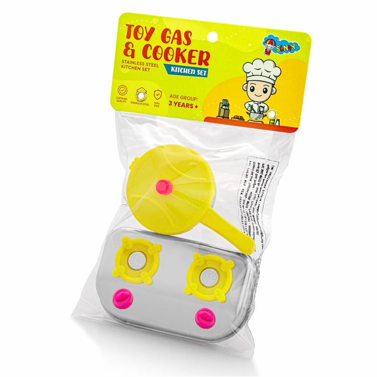 🍳 Realistic Toy Gas Stove & Cooker Set for Kids –  Safe & Educational
