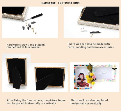 DIY LEGO-Style Photo Frame Kit – Customizable 4x6 Picture Frame for Kids