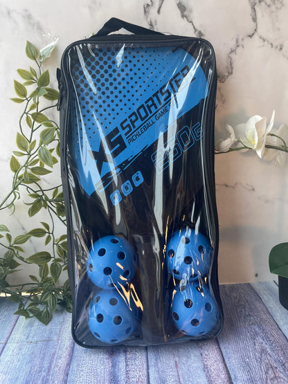 Premium Pickleball Paddle Set  | Complete Set with 4 Pickleballs & Carry Bag | Perfect for Beginners & Pros
