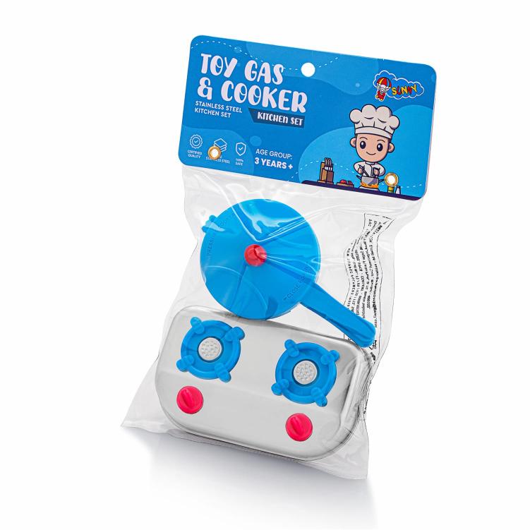 🍳 Realistic Toy Gas Stove & Cooker Set for Kids –  Safe & Educational